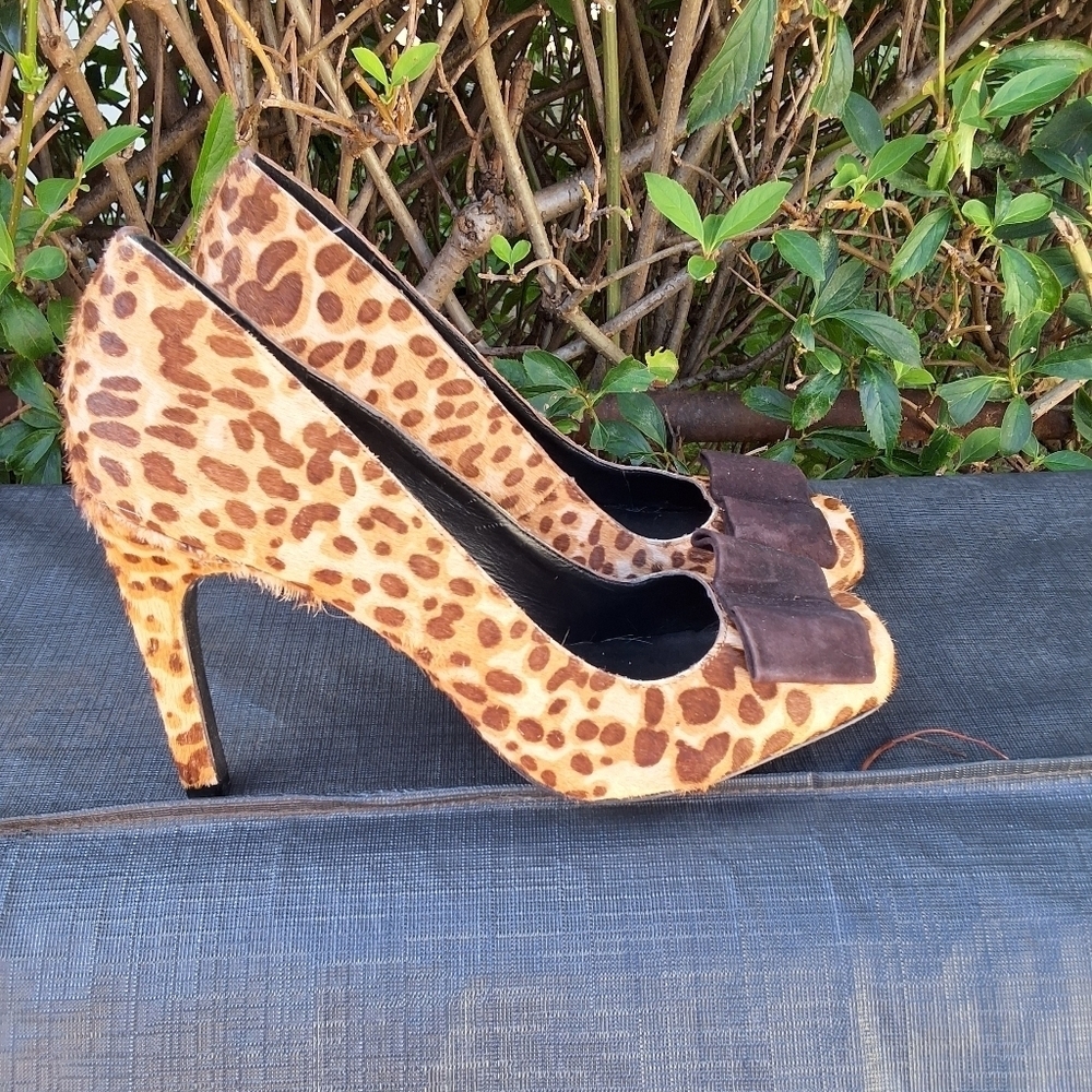 Elizabeth & James Cheetah print Pumps 9.5 - Picture 5 of 12